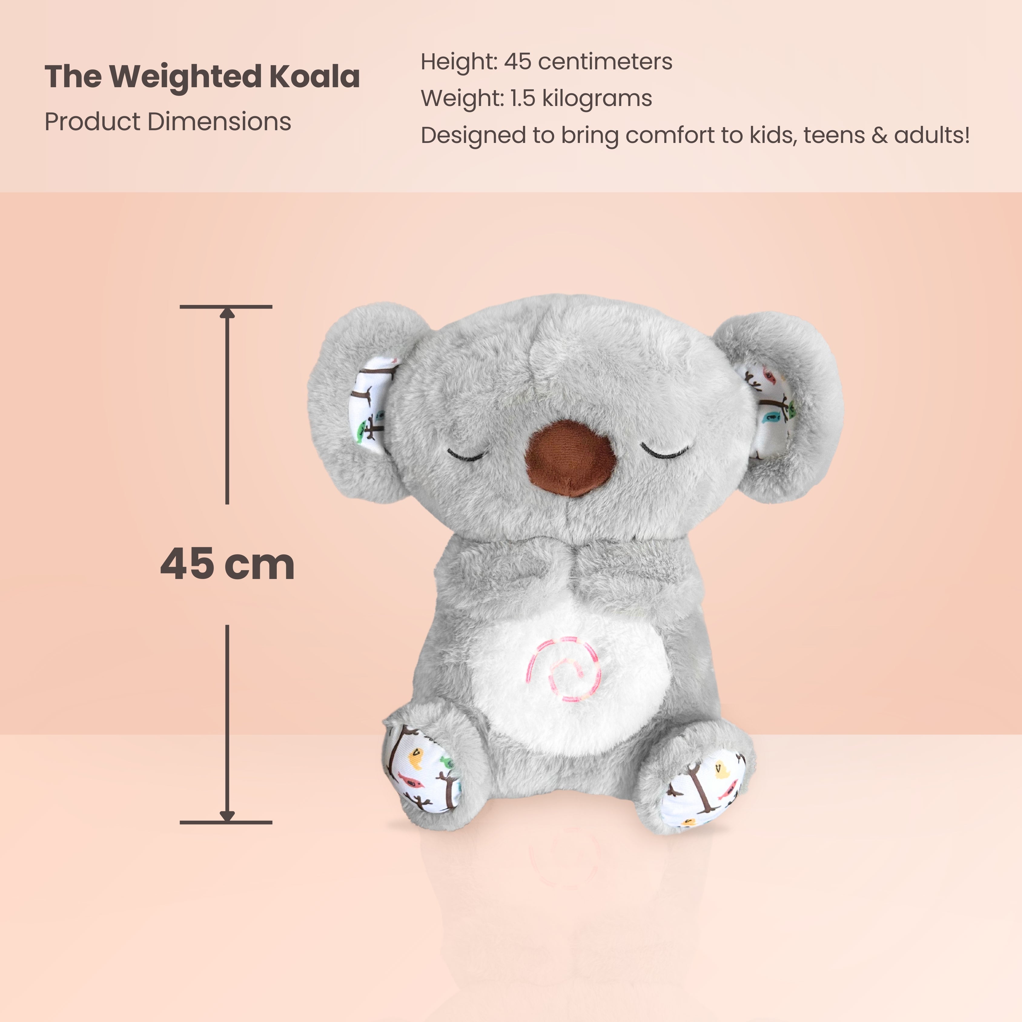 A koala stuffed popular toy that simulates a sloth doll